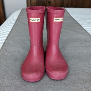 Girls Hunter rain boots